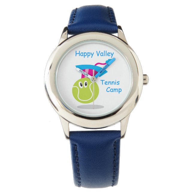 Bouncee™ smiling tennis ball_personalized watch (Front)