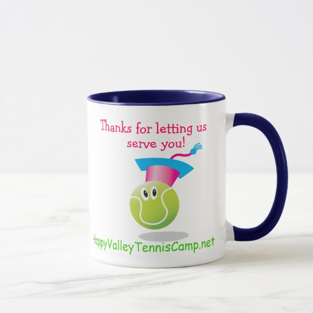 Bouncee™ smiling tennis ball_student of the game mug (Right)