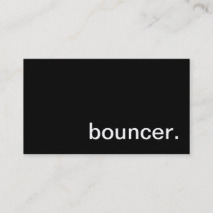 Bouncer Business Card
