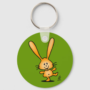 Bouncing Bunny Key Ring