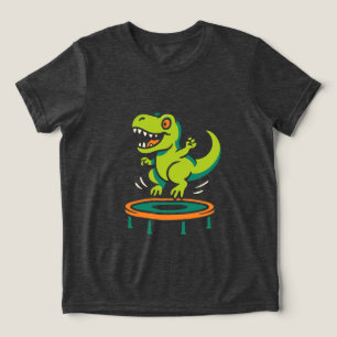 Bouncing Dino Fun Tri-Blend Shirt