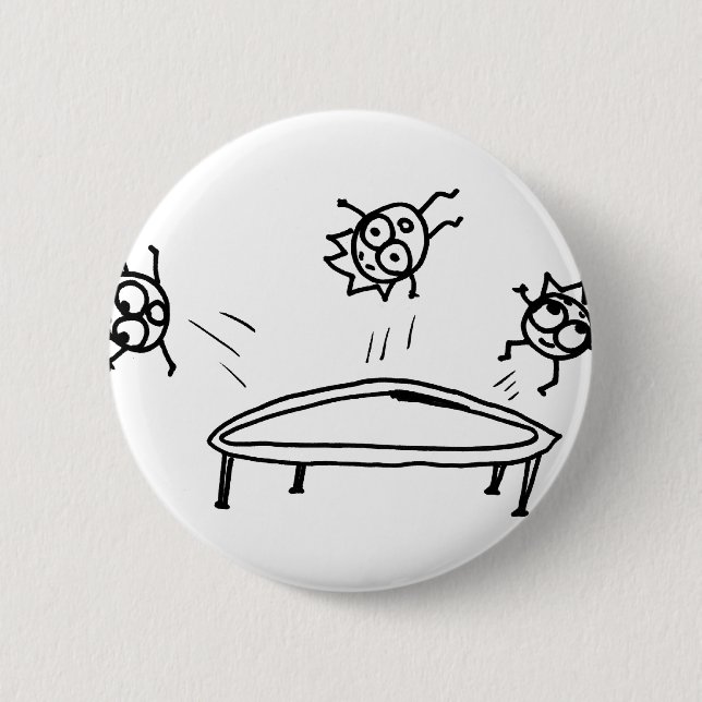Bouncing Mathberries 6 Cm Round Badge (Front)