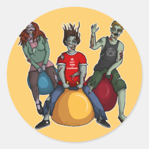 Bouncing Zombies, stickers