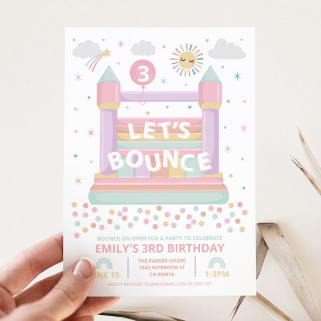 Bouncy Castle Birthday Invitation (Creator Uploaded)