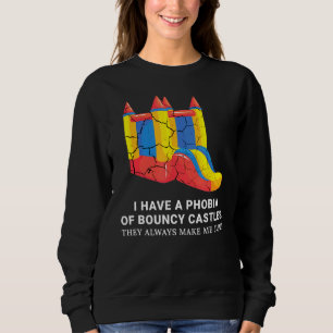 Bouncy Castle Inspired Bounce House Related Bouncy Sweatshirt