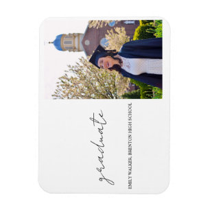 Bouncy Script Graduation  Magnet