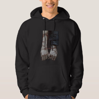 Bound But Watching" – Dark Symbolic Graphic Hoodie