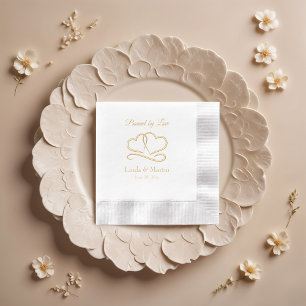 Bound by Love, Wedding Foil Napkins