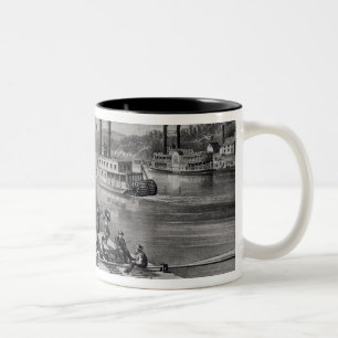 Bound Down the River Two-Tone Coffee Mug