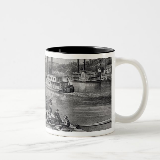 Bound Down the River Two-Tone Coffee Mug (Right)