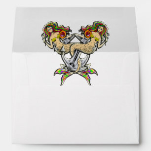Bound Mermaids - Nautical Design for Ocean Lovers Envelope