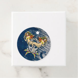 Bound Mermaids - Nautical Design for Ocean Lovers Favour Tags