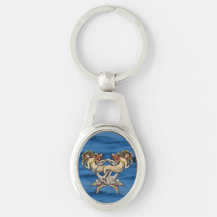 Bound Mermaids - Nautical Design for Ocean Lovers Key Ring