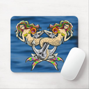 Bound Mermaids - Nautical Design for Ocean Lovers Mouse Mat