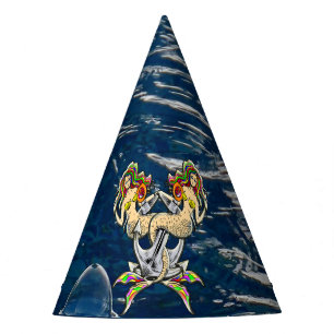 Bound Mermaids - Nautical Design for Ocean Lovers Party Hat