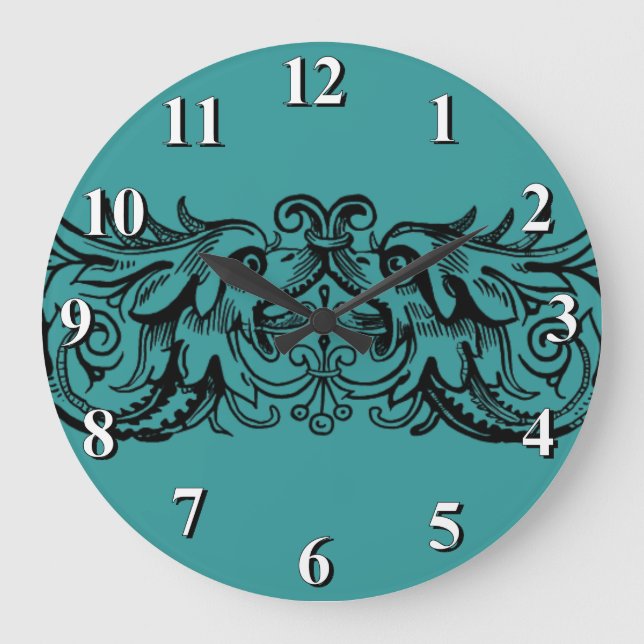 Bound Monsters Wall Clock (Front)