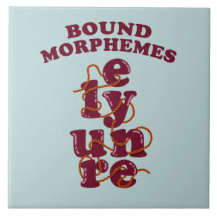Bound Morphemes Phonics Teaching English Tile