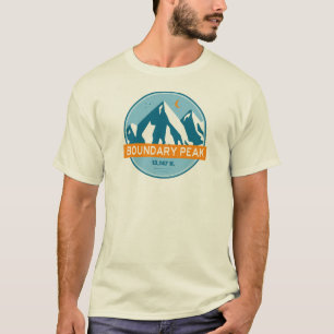 Boundary Peak Nevada Stars Moon T-Shirt