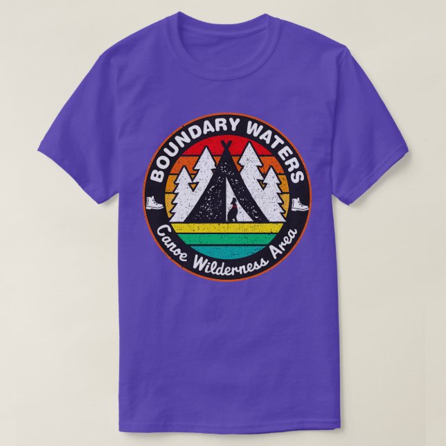Boundary Waters Canoe Area Wilderness LLLL T-Shirt (Design Front)