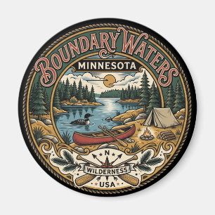 Boundary Waters Canoe Area Wilderness USA Magnet