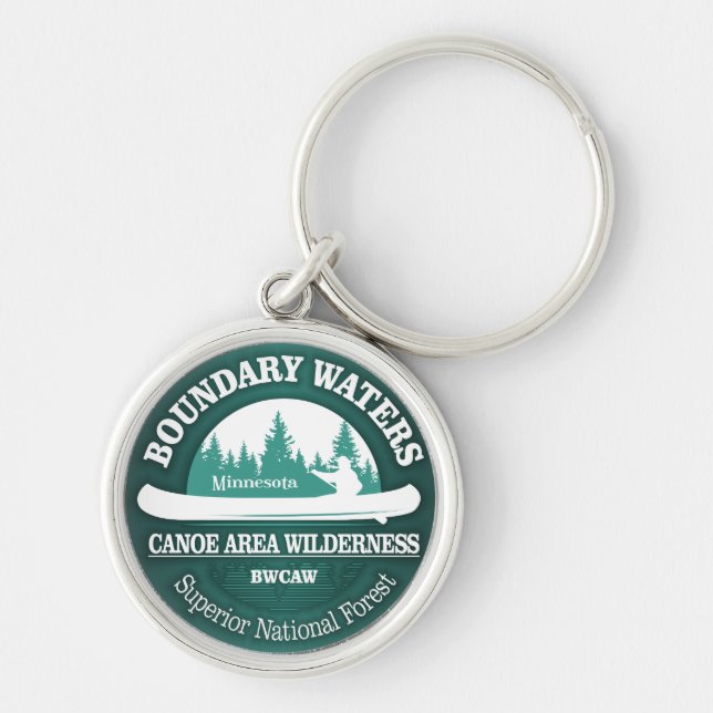 Boundary Waters Canoe Trail Wilderness Key Ring (Front)