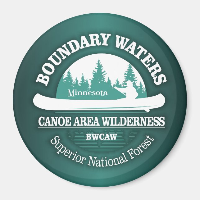 Boundary Waters Canoe Trail Wilderness Magnet (Front)
