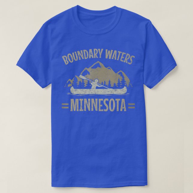 Boundary Waters Canoe Trip Minnesota  T-Shirt (Design Front)