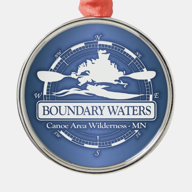 Boundary Waters CAW (KC2) Metal Tree Decoration (Front)