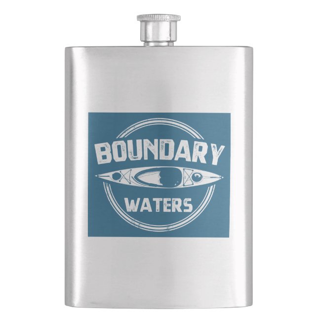 Boundary Waters Hip Flask (Front)