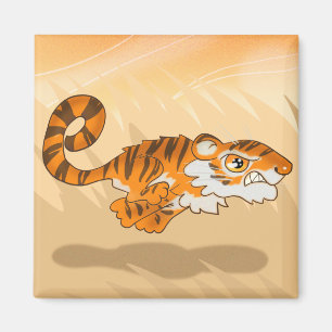 Bounding Tiger Magnet