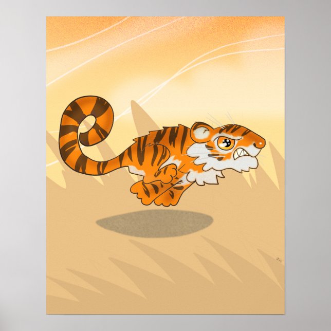 Bounding Tiger Poster (Front)
