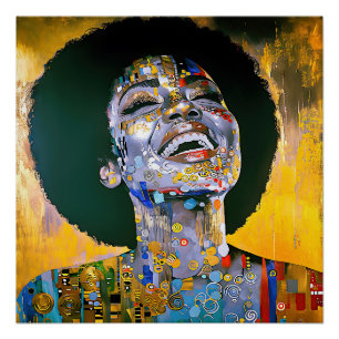 "Boundless Beauty in Gold"    Poster