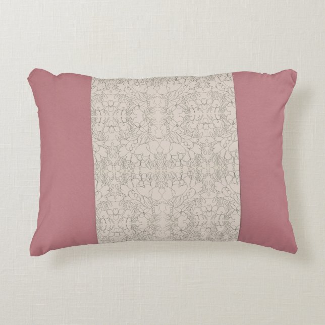 Bountiful Blossoms Accent Pillow (Front)