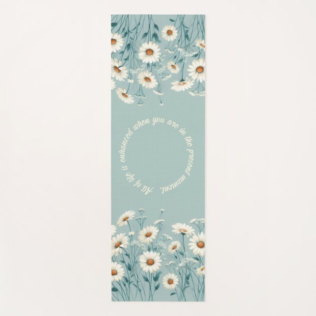 Bountiful Daisy's (Customize) Yoga Mat (Front)