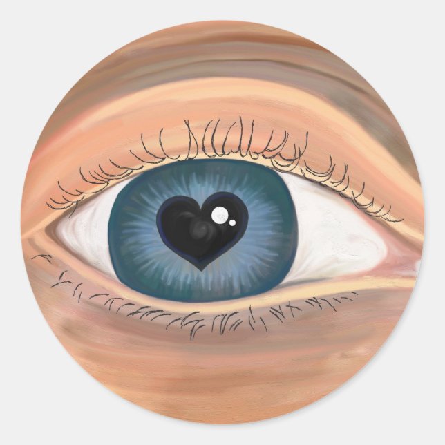Bountiful Eye Classic Round Sticker (Front)