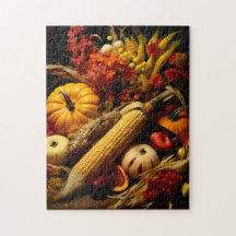 Bountiful Fall Harvest Puzzle