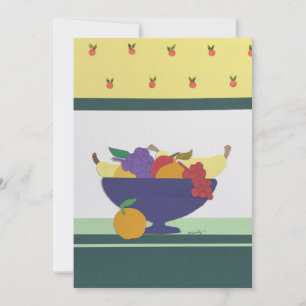 Bountiful Fruit Collage Thank You Card