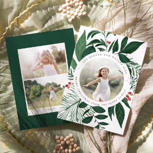 Bountiful Holiday Photo Card   Forest