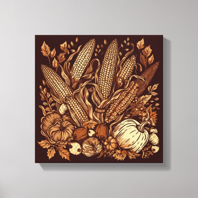 Bountiful Joy Canvas Print (Front)