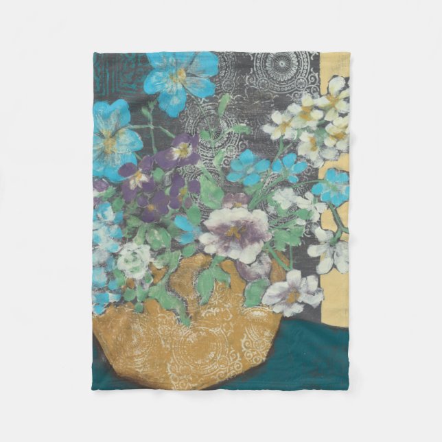 Bountiful Spring I Fleece Blanket (Front)