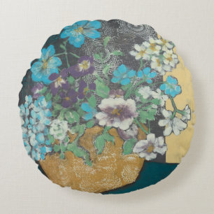 Bountiful Spring I Round Cushion