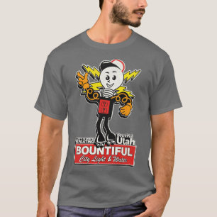 Bountiful Utah City Light Water Reddy Kilowatt Sig T-Shirt
