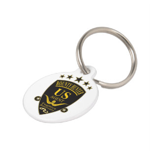 Bounty Hunter Agent Pet Tag