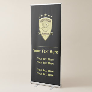 Bounty Hunter Agent Retractable Banner