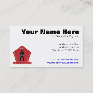 Bounty Hunters Patch Business Card