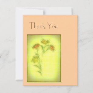 Bouquet 2 thank you card