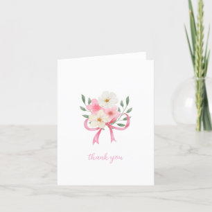 Bouquet Bow Baby Shower Invitation