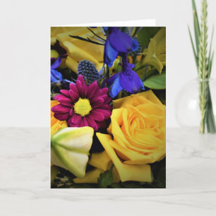 Bouquet, card