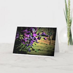 Bouquet, card