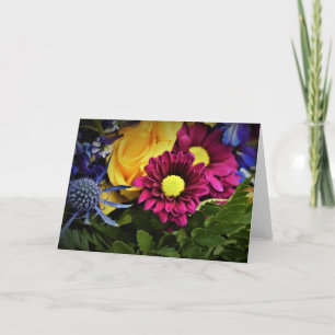 Bouquet, card